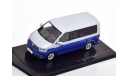 VW T6 Multivan 2017 Silver/Metallic Blue, масштабная модель, IXO Road (серии MOC, CLC), scale43, Volkswagen