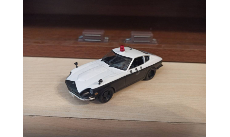 С РУБЛЯ! Nissan Fairlady Z, масштабная модель, Полицейские машины мира, Deagostini, scale43