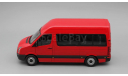 VOLKSWAGEN Crafter Bus, red, масштабная модель, Bauer/Cararama/Hongwell, scale24