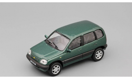 NIVA Chevrolet 2123, metallic green, масштабная модель, Bauer/Cararama/Hongwell, scale43