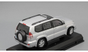 TOYOTA Land Cruiser Prado SUV, silver, масштабная модель, Bauer/Cararama/Hongwell, scale24