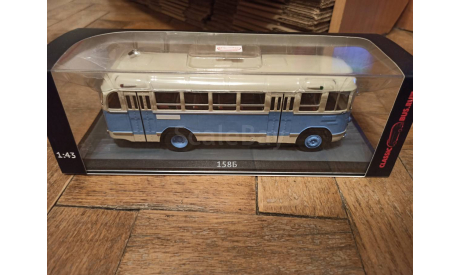 С РУБЛЯ! Автобус зил-158б лазурно-белый, масштабная модель, Classicbus, scale43