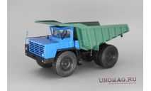 БелАЗ-548А самосвал, синий / зеленый, масштабная модель, Наш Автопром, 1:43, 1/43