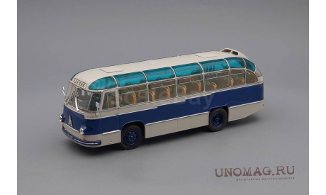 ЛАЗ 695Б городской Ультрамарин (1956), синий / серый, масштабная модель, ULTRA Models, scale43