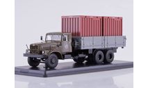 КРАЗ-257Б1 бортовой с контейнерами, масштабная модель, Start Scale Models (SSM), scale43