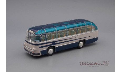 ЛАЗ 695 пригородный (1956), синий / серый, масштабная модель, ULTRA Models, scale43