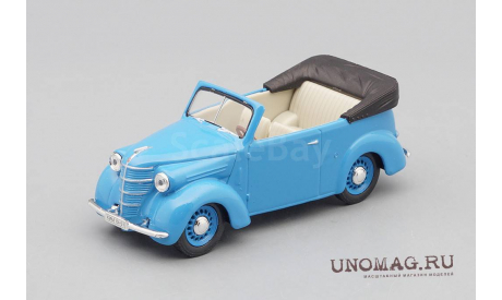 КИМ 10-51, голубой, масштабная модель, Наш Автопром, 1:43, 1/43