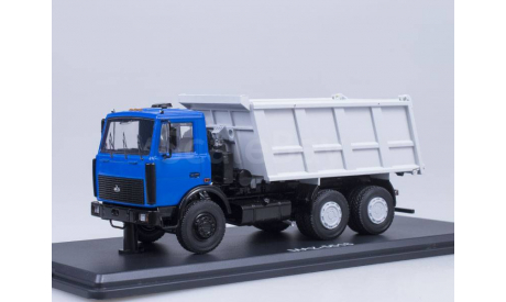 МАЗ-5516 самосвал (синий/серый) /откидывающаяся кабина/, масштабная модель, Start Scale Models (SSM), scale43