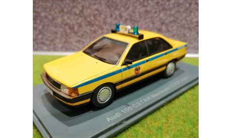 Audi 100 C3 Милиция СССР (1989) 1:43 NEO, масштабная модель, Neo Scale Models, 1/43