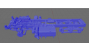 Рама КамАЗ-65115(7)-A5, сборная модель автомобиля, scale43