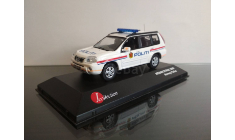 Nissan Xtrail 2006 Norway Police, масштабная модель, J-Collection, scale43