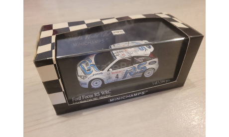 Ford Focus RS WRC с подписью пилота, масштабная модель, Minichamps, 1:43, 1/43