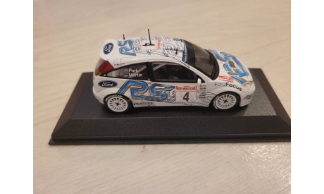 Ford Focus RS WRC с подписью пилота, масштабная модель, Minichamps, 1:43, 1/43