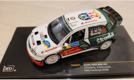 Skoda Fabia WRC, Каталония 2006, масштабная модель, IXO Rally (серии RAC, RAM), scale43, Škoda