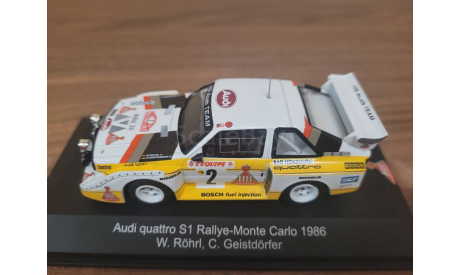 Audi Quattro S1 ралли Монте-Карло 1986, масштабная модель, CMR, scale43