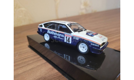 Alfa Romeo GTV6 ралли Тур де Корс 1986, масштабная модель, IXO Rally (серии RAC, RAM), 1:43, 1/43
