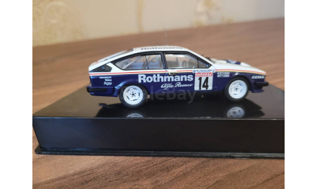 Alfa Romeo GTV6 ралли Тур де Корс 1986, масштабная модель, IXO Rally (серии RAC, RAM), 1:43, 1/43