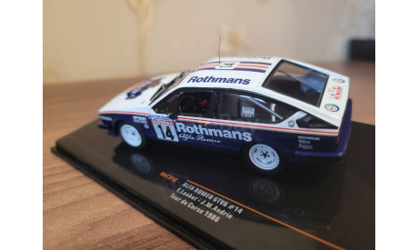 Alfa Romeo GTV6 ралли Тур де Корс 1986, масштабная модель, IXO Rally (серии RAC, RAM), 1:43, 1/43