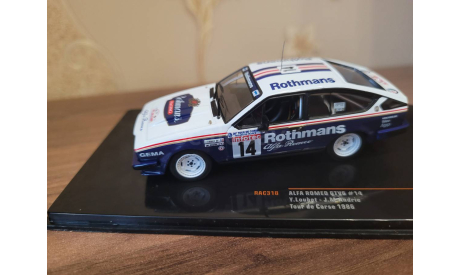 Alfa Romeo GTV6 ралли Тур де Корс 1986, масштабная модель, IXO Rally (серии RAC, RAM), 1:43, 1/43