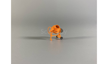 Бетономешалка 1:87, чистая, элементы для диорам, КМСТ, scale87