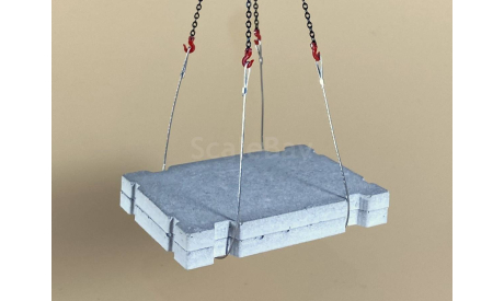 Комплект чалок для кранов, масштаб 1:43 / 1:50, элементы для диорам, КМСТ, scale43
