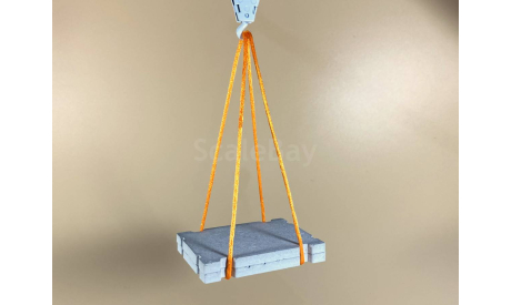 Комплект чалок для кранов, масштаб 1:43 / 1:50, элементы для диорам, КМСТ, scale43