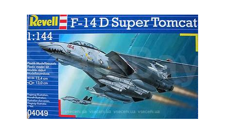 F 14d, сборные модели авиации, Revell, scale144