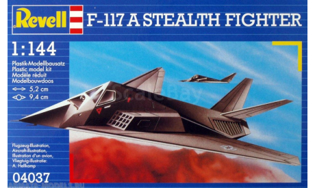 F 117, сборные модели авиации, Revell, scale144