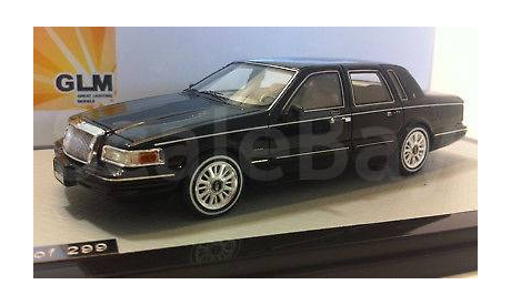 1/43 1997 Lincoln Town Car черный/Glm 43102801, масштабная модель, 1:43