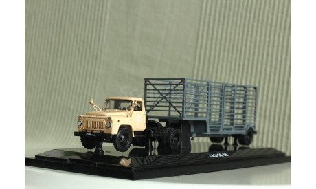 ГАЗ-52-06 + таравоз (бежевая кабина), масштабная модель, DiP Models, 1:43, 1/43