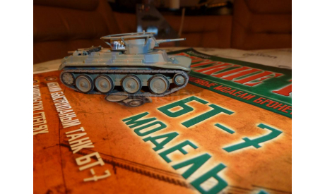 №39 БТ-7, журнальная серия Русские танки (GeFabbri) 1:72, scale72