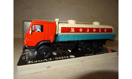 КАМАЗ 53212 молоко (АРЕК), масштабная модель, 1:43, 1/43