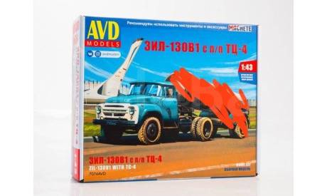 Сдельный Тягач ЗИЛ 130 в1, сборная модель автомобиля, AVD Models, scale43