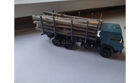 Камаз - 53212 сортиментовоз, масштабная модель, scale43