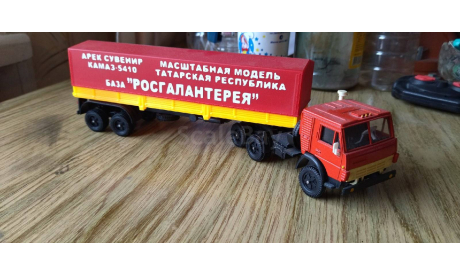Камаз - 5410 с полуприцепом Одаз - 9370, масштабная модель, АРЕК (Элекон), scale43