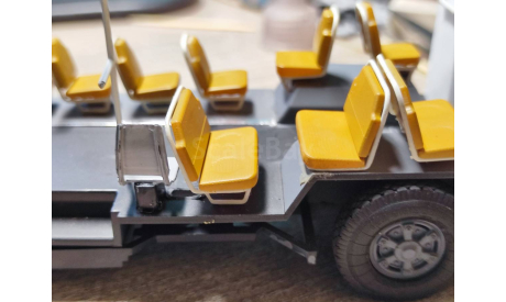 1/43 Набор для доработки ЗиУ-682 с сиденьями, сборная модель автомобиля, Мастерская 43D, scale43