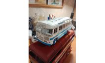 Автобус ПАЗ 672 бело-голубой, масштабная модель, Classicbus, scale43