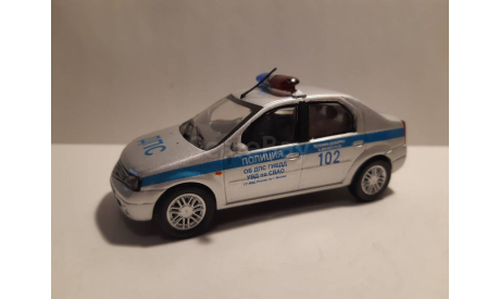 Renault Lagan 2009 Полиция ДПС Москва, масштабная модель, scale43