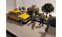 Диарама Проверка винной точки, фигурка, УАЗ, scale43