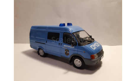 ГАЗ 2705 Газель Милиция ОМОН, масштабная модель, scale43