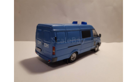 ГАЗ 2705 Газель Милиция ОМОН, масштабная модель, scale43