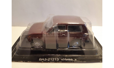 ВАЗ 21213 Нива, масштабная модель, Автолегенды СССР журнал от DeAgostini, scale43