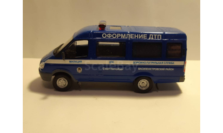 ГАЗель 322121 Милиция ДПС С.Петербург, масштабная модель, scale43