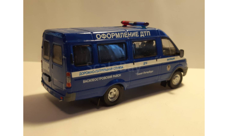 ГАЗель 322121 Милиция ДПС С.Петербург, масштабная модель, scale43