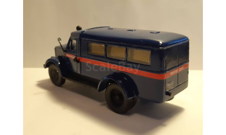 ГАЗ 51 ГЗА-653, 1951 - 1952 г Милиция СССР, масштабная модель, scale43