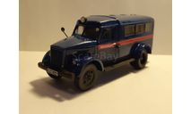 ГАЗ 51 ГЗА-653, 1951 - 1952 г Милиция СССР, масштабная модель, scale43