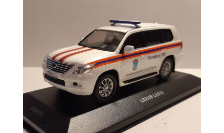 Lexus LX570 МЧС России, масштабная модель, scale43