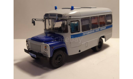 КАВЗ 3270 Милиция Омск, масштабная модель, scale43