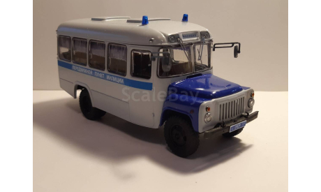 КАВЗ 3270 Милиция Омск, масштабная модель, scale43