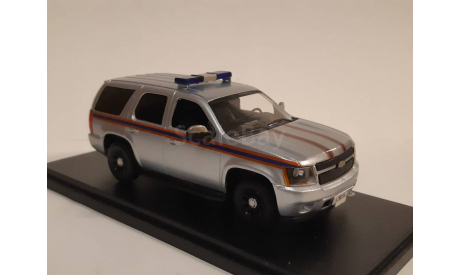 Chevrolet Tahoe МЧС России Санкт-Петербург, масштабная модель, scale43